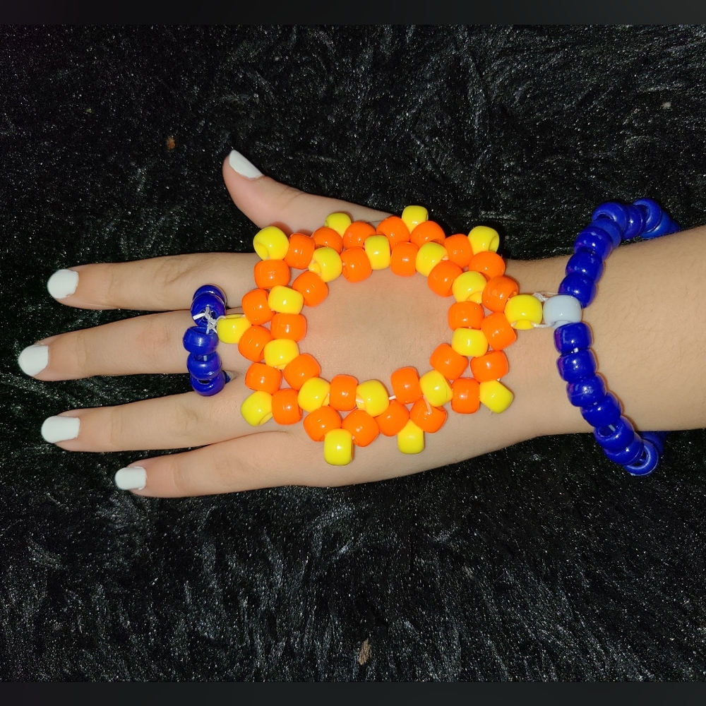 Homemade Kandi Sun Glove